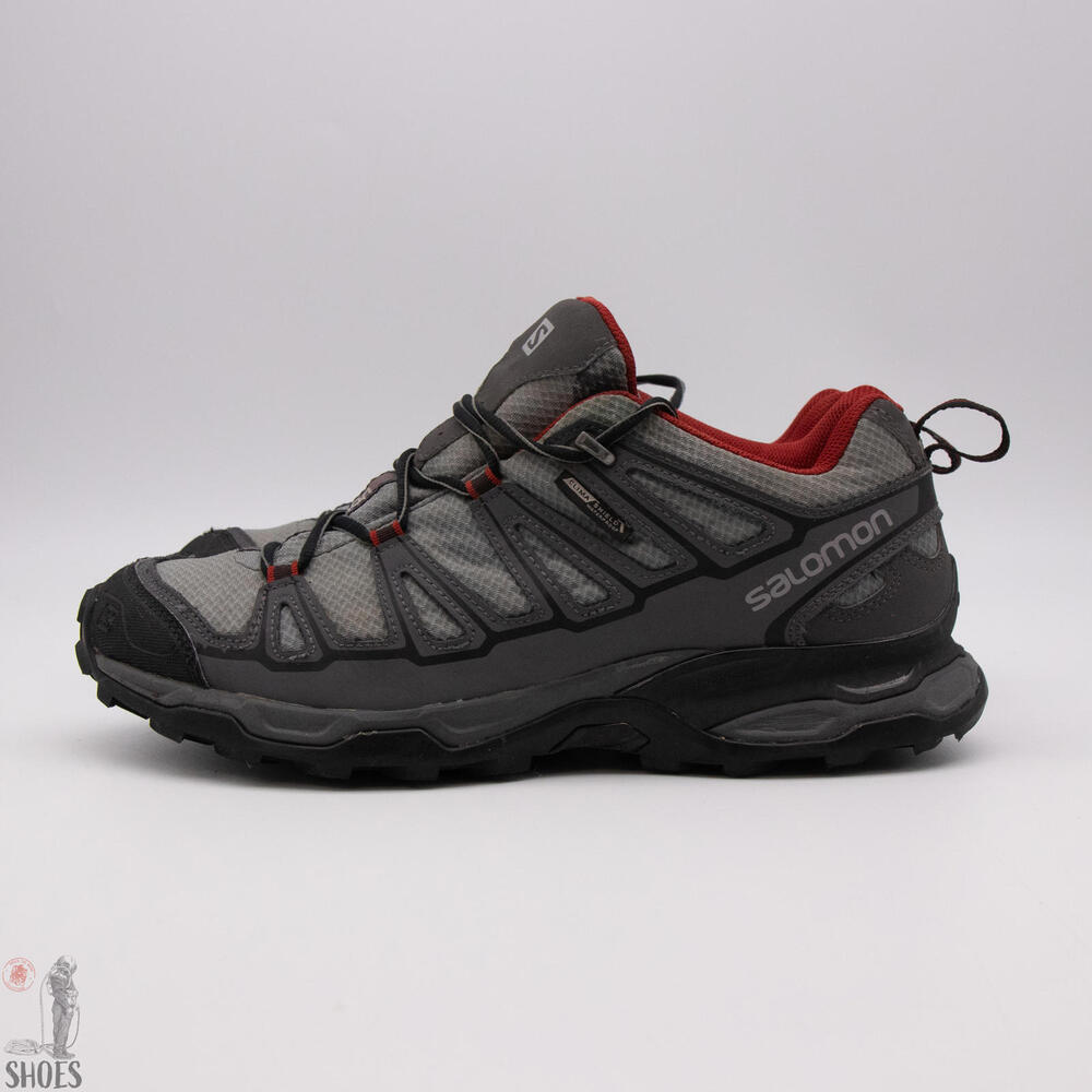 Salomon X Ultra Prime CS Waterproof Hiking Shoes - Men's Grey Size 10 - Picture 3 of 14